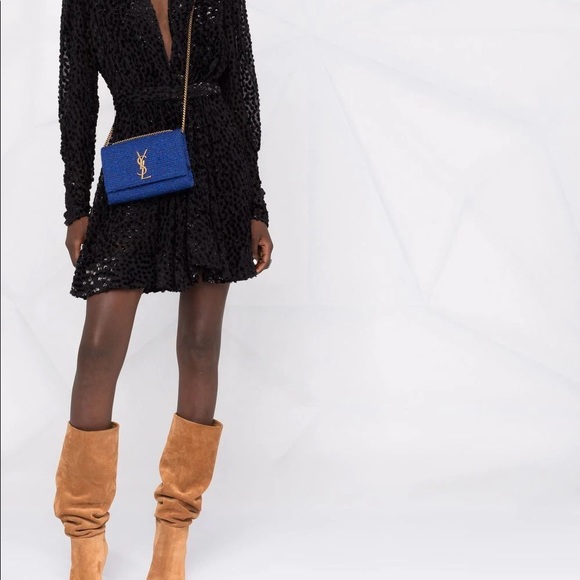 ❌❌SOLD New Saint Laurent Tweed Kate Monogram Bag - Picture 6 of 9